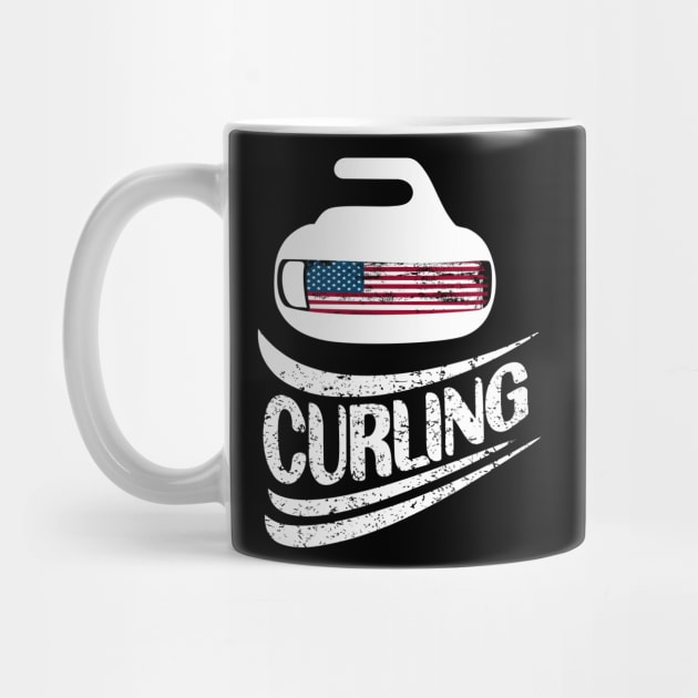 USA Curling rock by ArtedPool